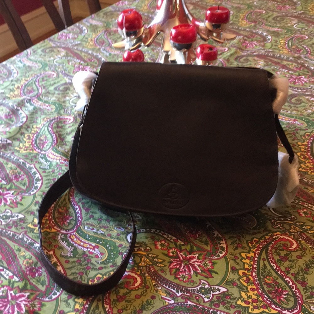 Tinnakeenly Leathers, Ireland brown Saddle Bag,NWT